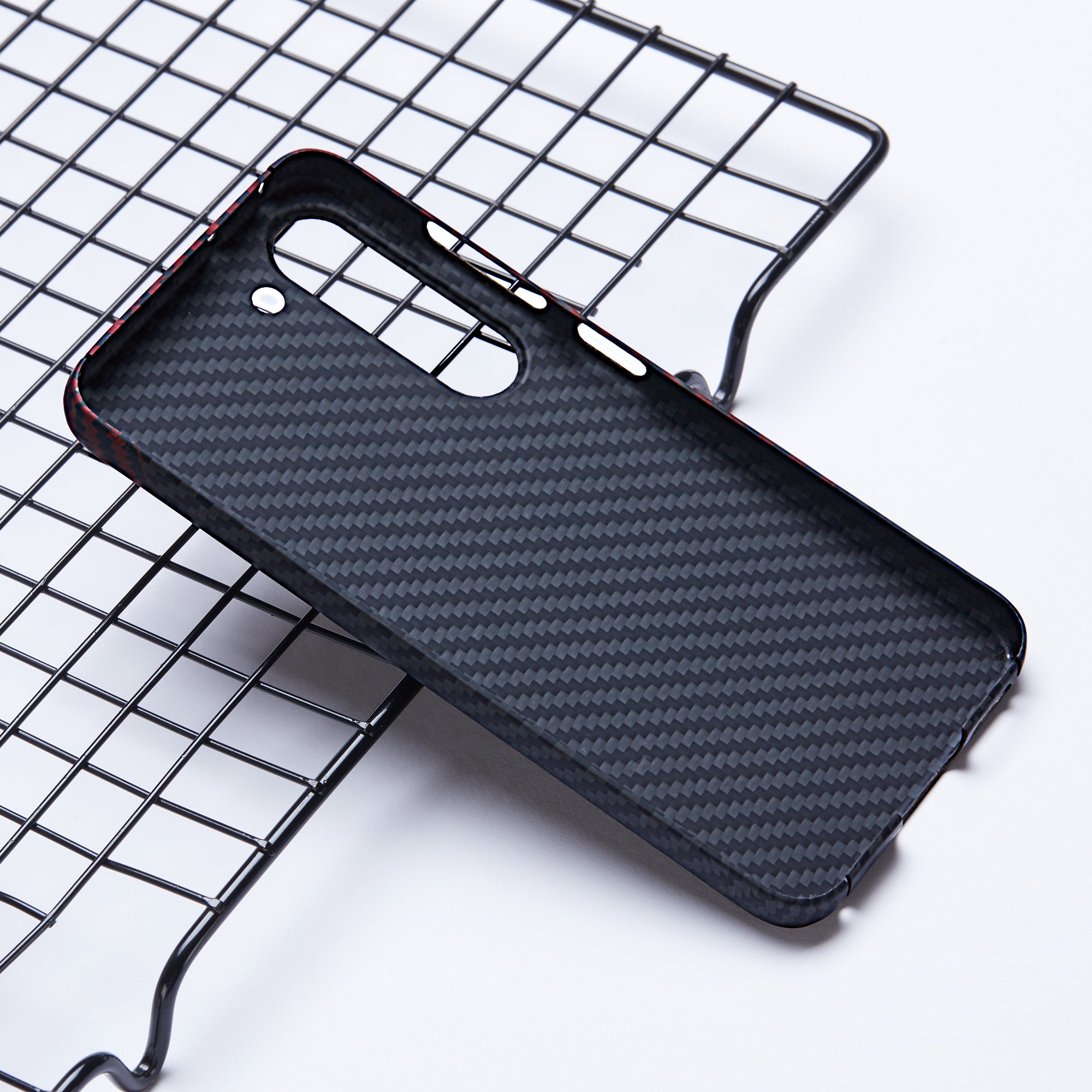 For Samsung Galaxy S22 5G Protective Case 1500D Texture Aramid Fiber Phone Cover, Black / Red For Samsung Galaxy S22 5G Protective Case 1500D Texture Aramid Fiber Phone Cover, Black / Red